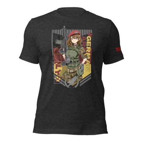 29.99 Legacy German Psyops Unisex T-shirt WarTex Apparel Dark-Grey-Heather-4XL