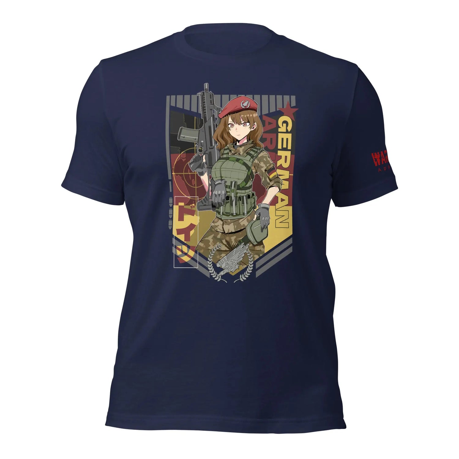 29.99 Legacy German Psyops Unisex T-shirt WarTex Apparel Navy-4XL